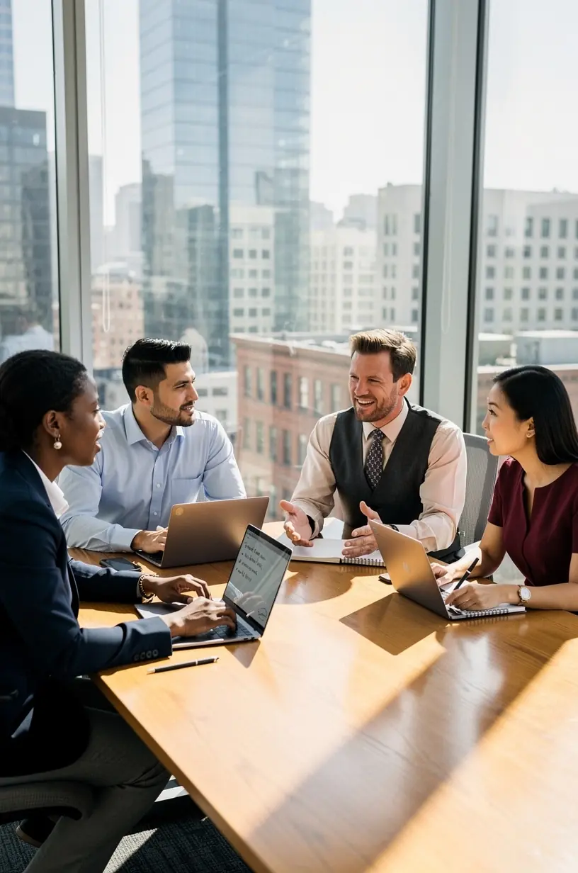 Profesjonalna konsultacja twarzy w twarz w agencji budowania marki osobistej