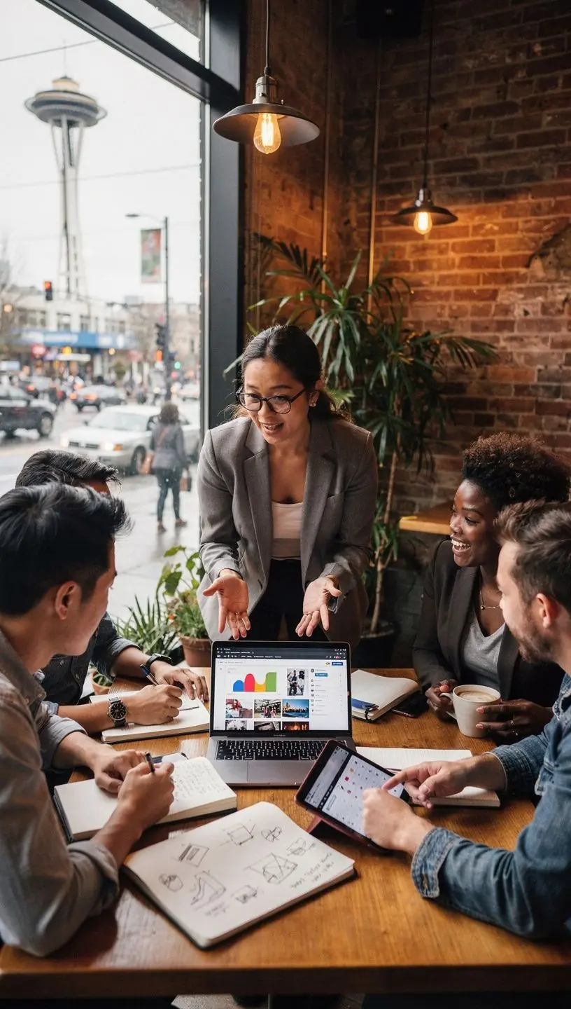 Prezentacja edukacyjna na temat budowania reputacji osobistej w nowoczesnym środowisku biznesowym